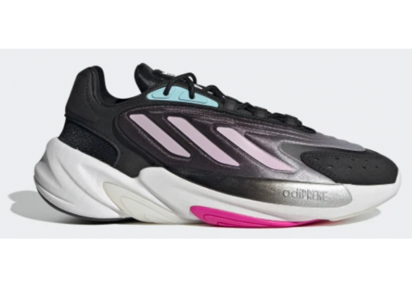 Кроссовки Adidas Ozelia черные с розовым